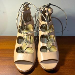 COACH Kira lace-up Heels